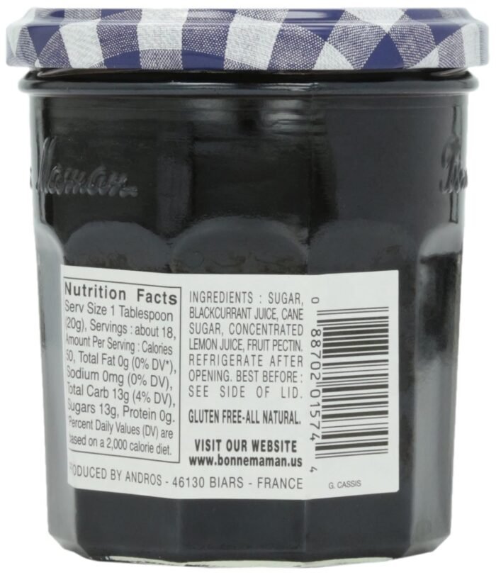 bonne maman black currant jelly 13 oz image