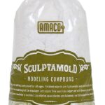 amaco sculptamold modeling compound white 3 lbs image