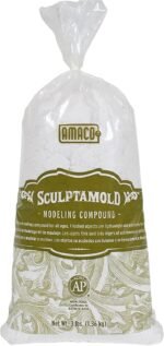 amaco sculptamold modeling compound white 3 lbs image