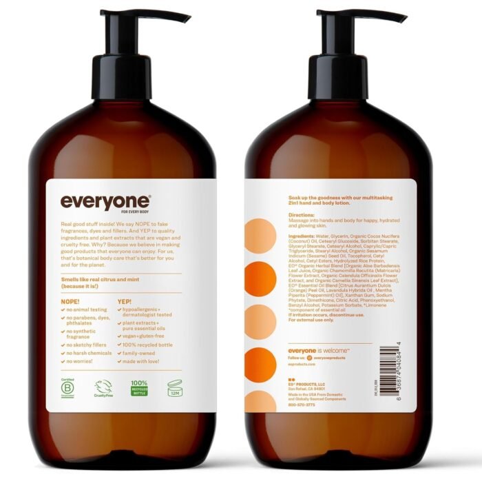 Everyone Nourishing Hand & Body Lotion Description