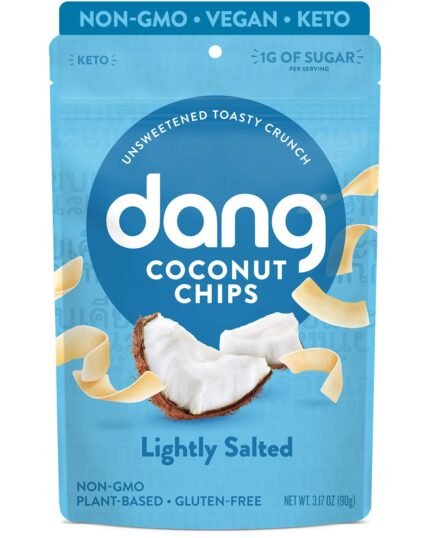 Dang Keto Toasted Coconut Chips, Lightly Salted