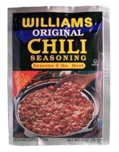 williams original chili seasoning 2lbs meat pack image
