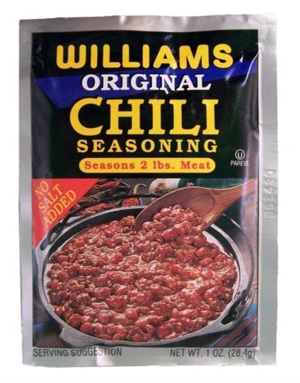 williams original chili seasoning 2lbs meat pack image