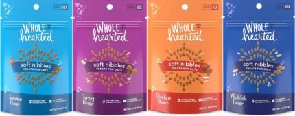 WholeHearted Savory Soft nibbles Treats fo Cats