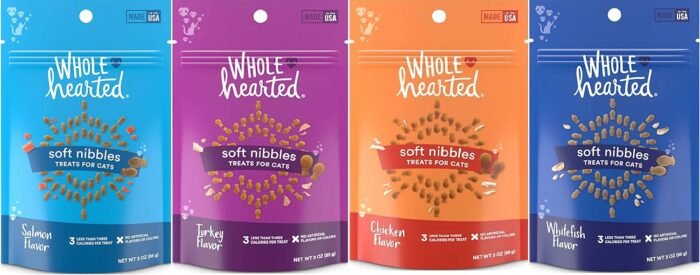 WholeHearted Savory Soft nibbles Treats fo Cats