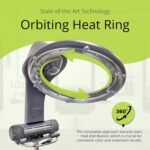 salonpro orbiting halo infrared hair processor dryer grey image