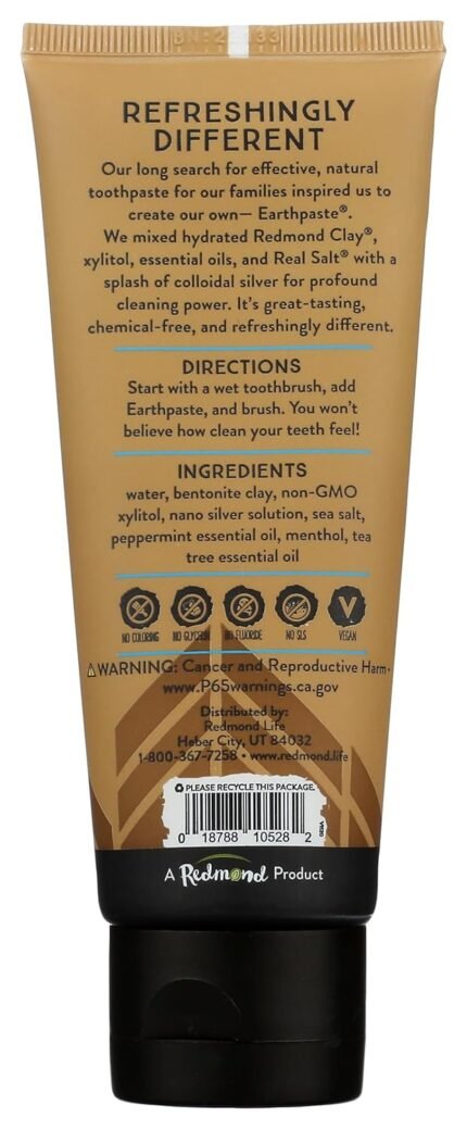 silver earth paste mineral toothpaste peppermint image