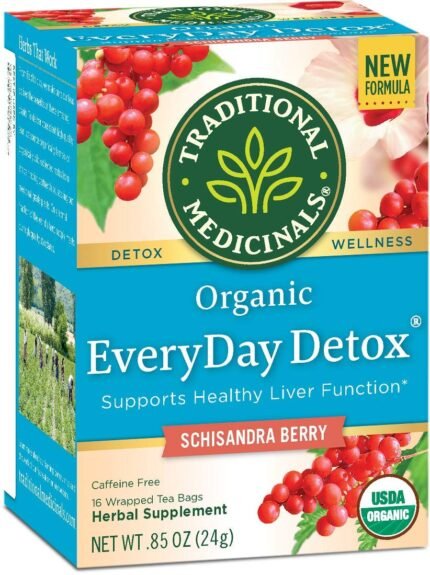 Traditional Medicinals Caffeine-Free Tea, Schisandra Berry