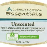 clearly natural essentials unscented glycerine soap pack image
