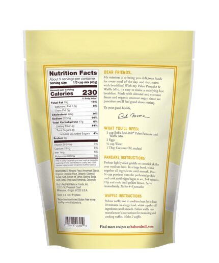 bobs red mill paleo pancake mix pack image