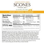 sticky fingers lemon poppyseed scones 12 servings pack image