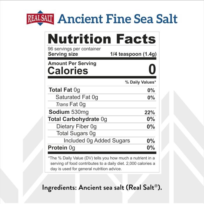 redmond real ancient fine sea salt bottle image
