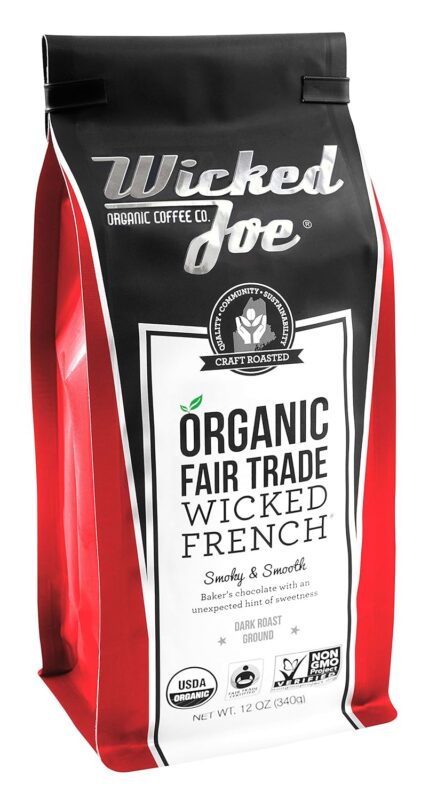 wicked joe french roast ground coffee pack image