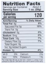 Undercover Dark Chocolate Blueberry Quinoa Snack Nutrition Facts