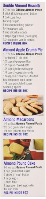 Odense Almond Paste Ingredients