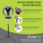 salonpro orbiting halo infrared hair processor dryer grey image