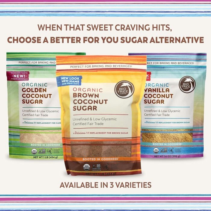 big tree farms organic golden coconut sugar pack image