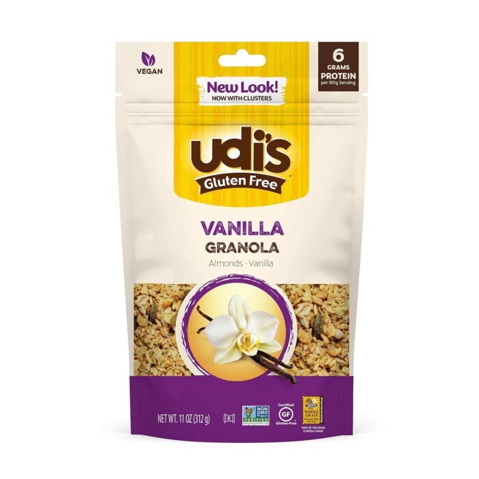 udis gluten free vanilla granola pack image