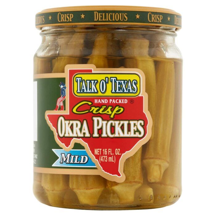 talk o texas mild pickled okra image