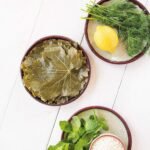 Stuffed Grape Leaves With Lemon and Mint