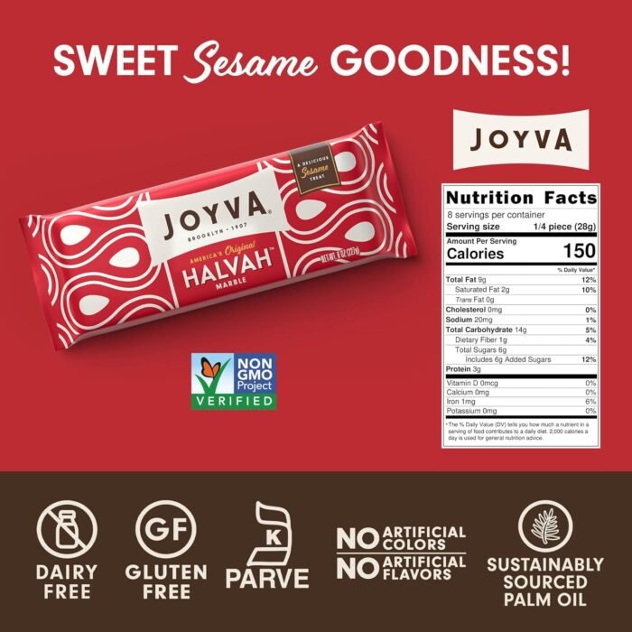 joyva halvah marble sesame treat pack image