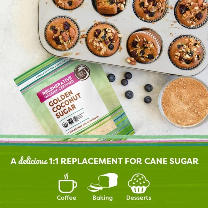 big tree farms organic golden coconut sugar pack image