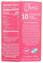 Eleni's New York Nut-Free Butterscotch Cookies, Nutrition Facts