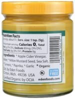 eden organic yellow mustard srone ground image