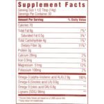 Spectrum Organic Whole Flaxseed Supplement Facts