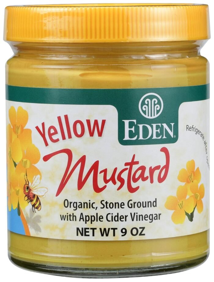 eden organic yellow mustard srone ground image