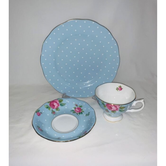 royal albert polka rose bone china sandwich try image