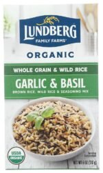 lundberg organic sprouted short grain rice pack image