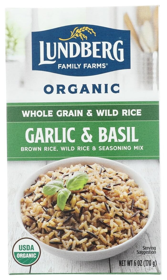 lundberg organic sprouted short grain rice pack image