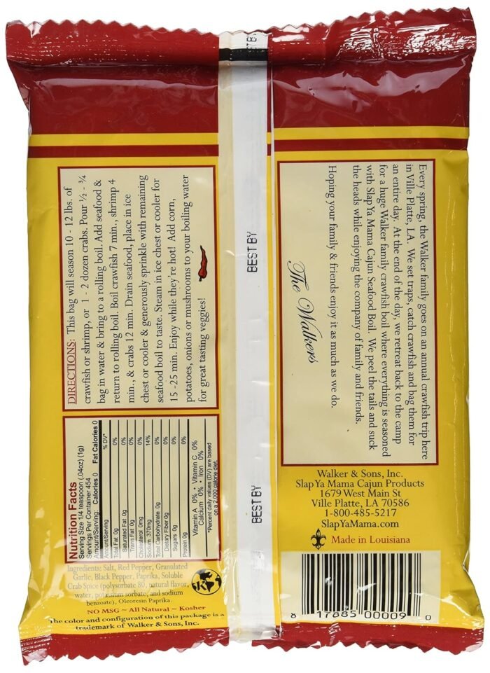 Slap Ya Mama Cajun Seafood Boil Seasoning