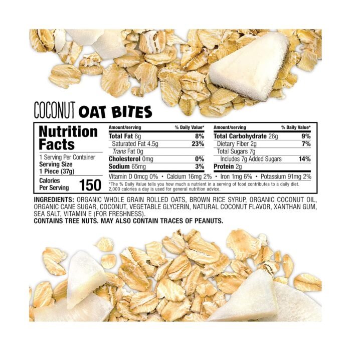 bobos cocconut oat bites pack image