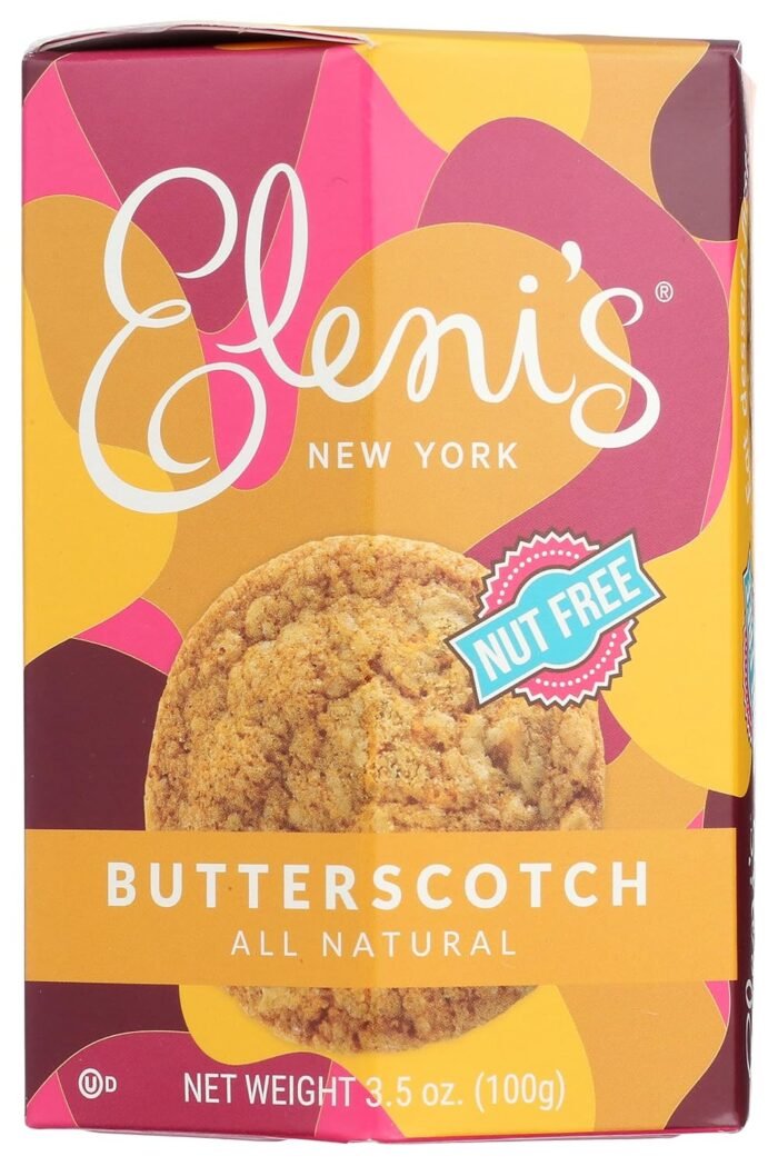 Eleni's New York Nut-Free Butterscotch Cookies, 3.5 Oz