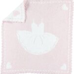 barefoot dreams scalloped blanket pink & tutu image