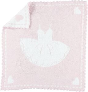 barefoot dreams scalloped blanket pink & tutu image