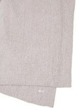 barefoot dreams cozychic throw stone image