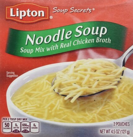 Lipton Noodle Soup with Chicken Broth