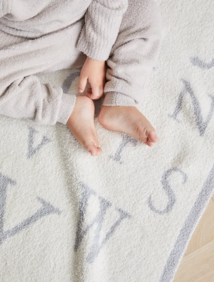 berefoot cozychic abc blanket stone cream image