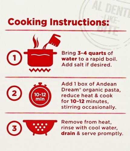 andean dream organic quinoa spaghetti image