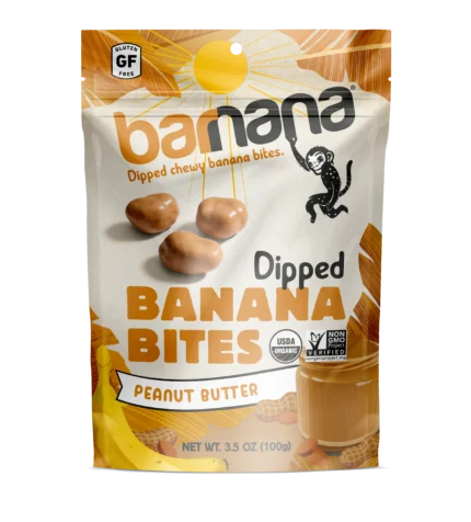 Dipped Banana Bites, Peanut Butter