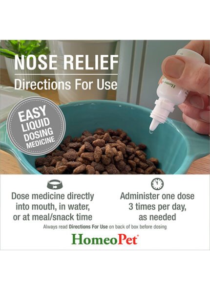 homeopet feline nose relief 15ml pack image
