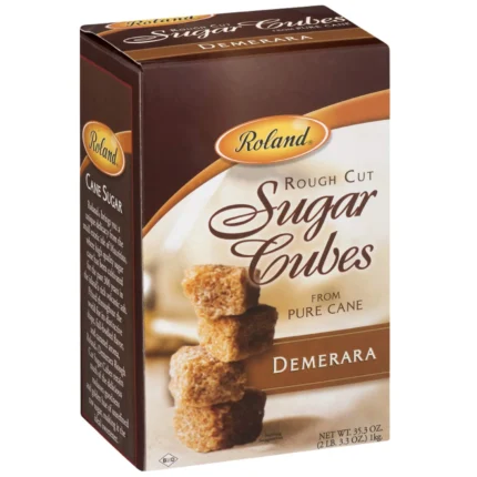 Rough Cut Roland Demerara Sugar Cubes