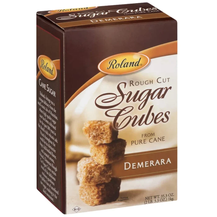 Rough Cut Roland Demerara Sugar Cubes