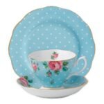 royal albert polka rose bone china sandwich try image