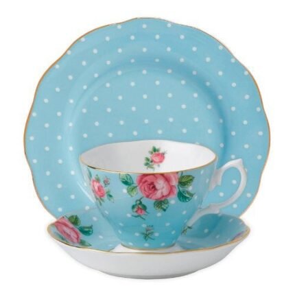 royal albert polka rose bone china sandwich try image