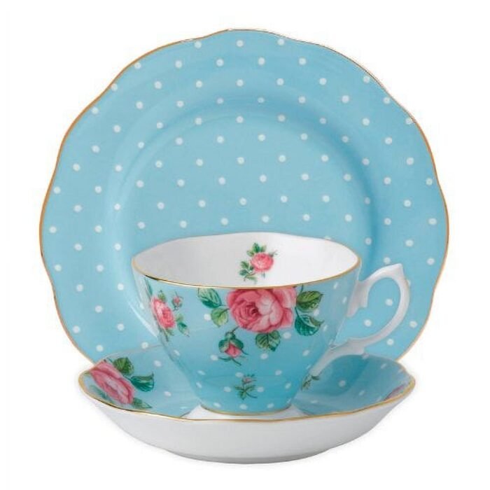 royal albert polka rose bone china sandwich try image