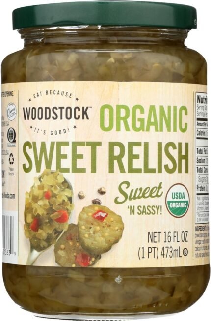 woodstock organic sweet relish pack image